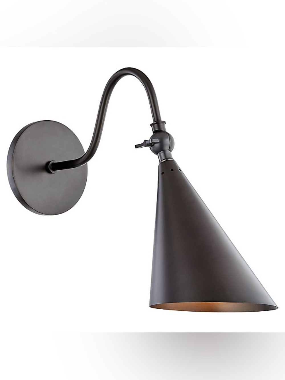 Mitzi H285101-OB Lupe Wall Sconce, 1-Light, Old Bronze